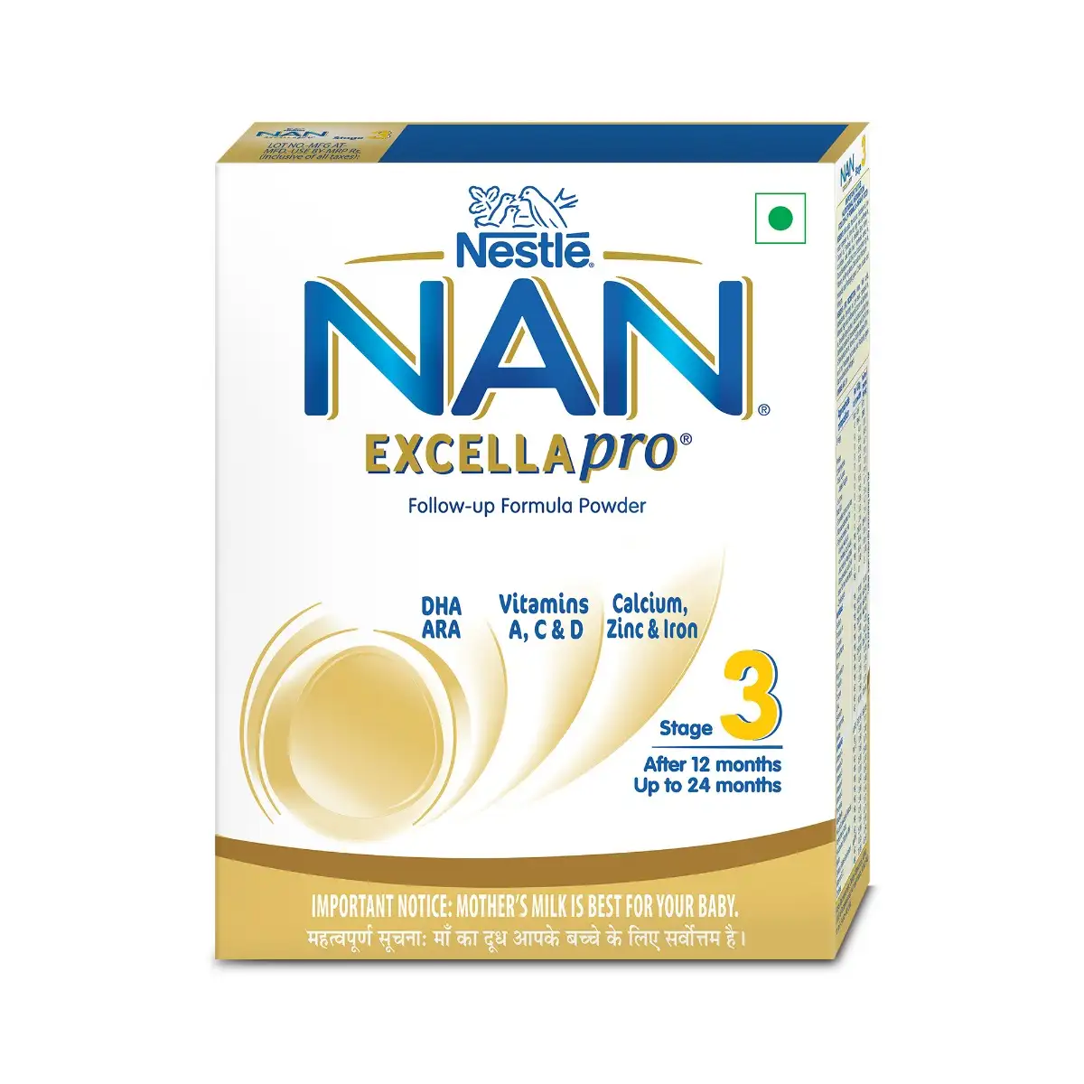 Nestle Nan Excellapro 3 Follow-Up Formula | Powder for Older Infants (After 12 Months)