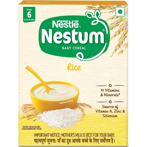 Nestle Nestum Baby Cereal From 6 to 24 Months Rice