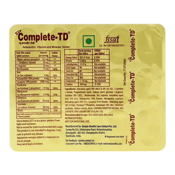 New Complete-TD Tablet