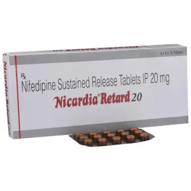 Nicardia Retard 20 Tablet SR