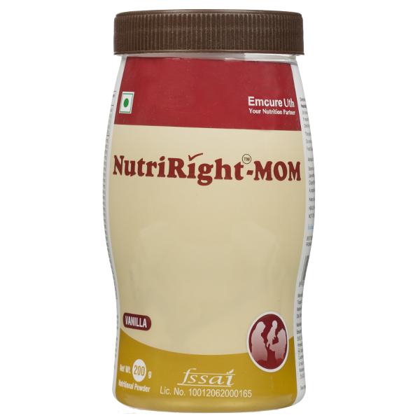 Nutri-Right Mom with Whey Protein, Vitamins & Minerals | Flavour Powder Vanilla