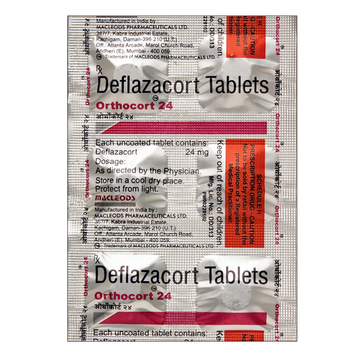 Orthocort 24mg Tablet