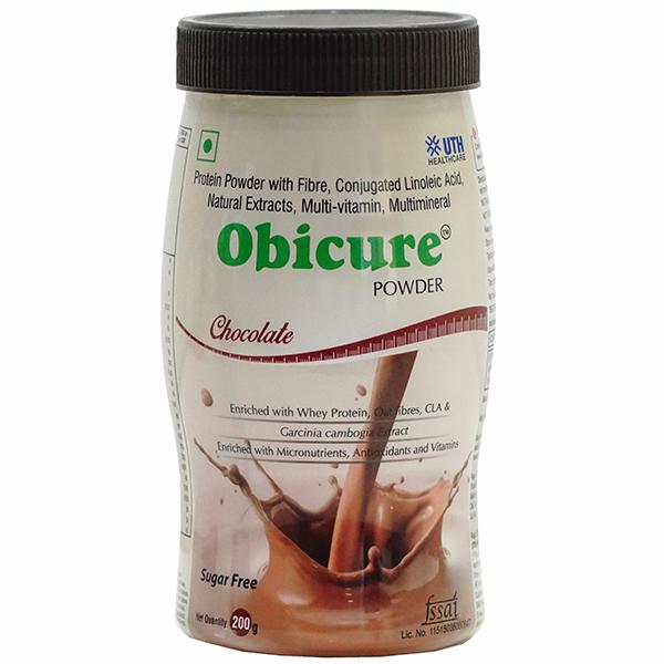 Obicure Whey Protein with CLA, Multivitamins & Minerals | Flavour Chocolate Powder