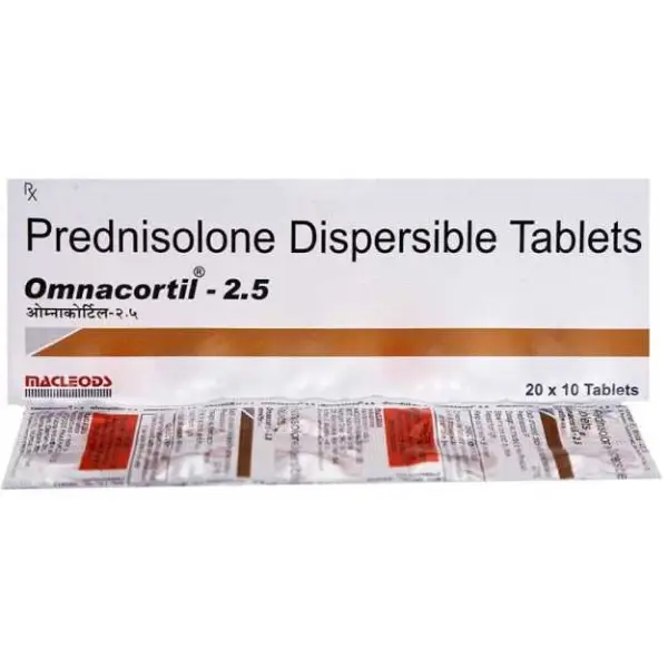 Omnacortil 2.5 Tablet DT