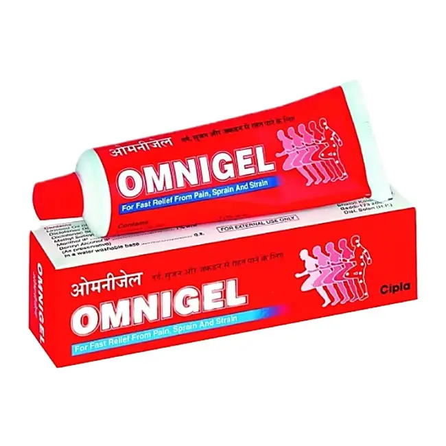 Omnigel for Fast Relief From Pain Sprain and Strain 20gm