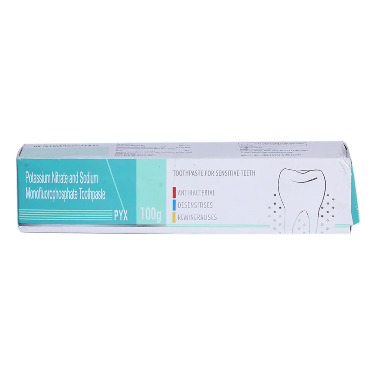 PYX Toothpaste with Fluoride | For Sensitive Teeth