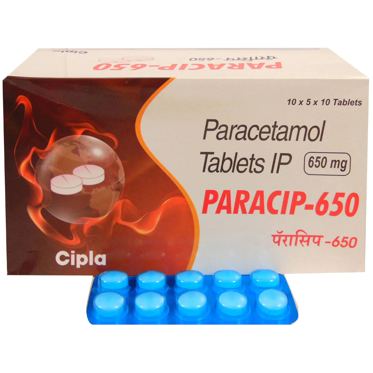 Paracip 650 Tablet