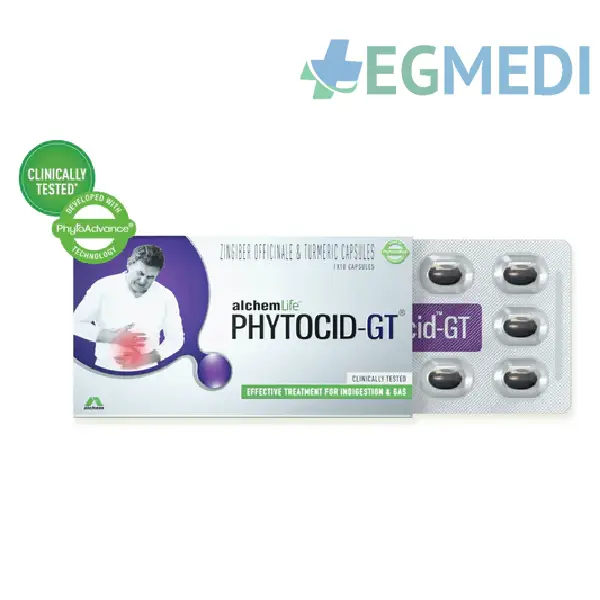 Phytocid GT for Indigestion, Gas & Acidity Capsule