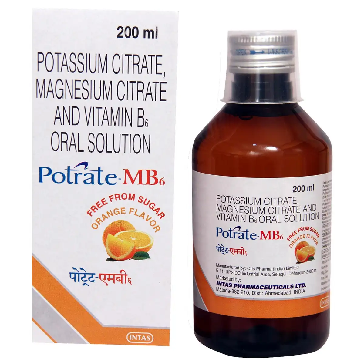 Potrate-MB6 Oral Solution Orange