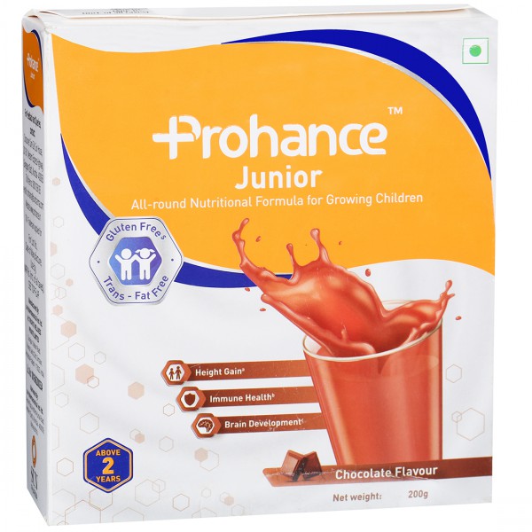 Prohance Junior Nutritional Formula for Kids' Immunity, Growth & Brain Development | Flavour Refill Chocolate