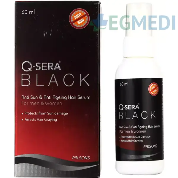 Q-Sera Black Anti Sun &amp; Anti Ageing Hair Serum