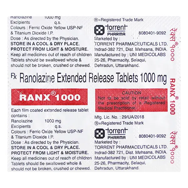 Ranx 1000 Tablet ER