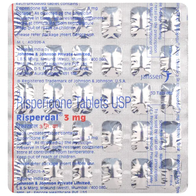 Risperdal 3Mg tablet