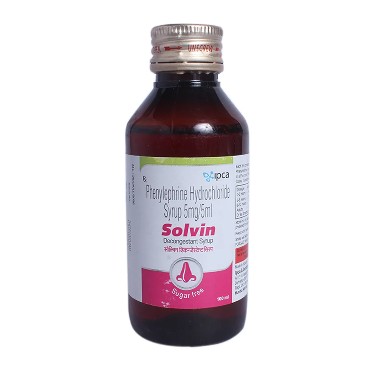 Solvin Decongestant Syrup