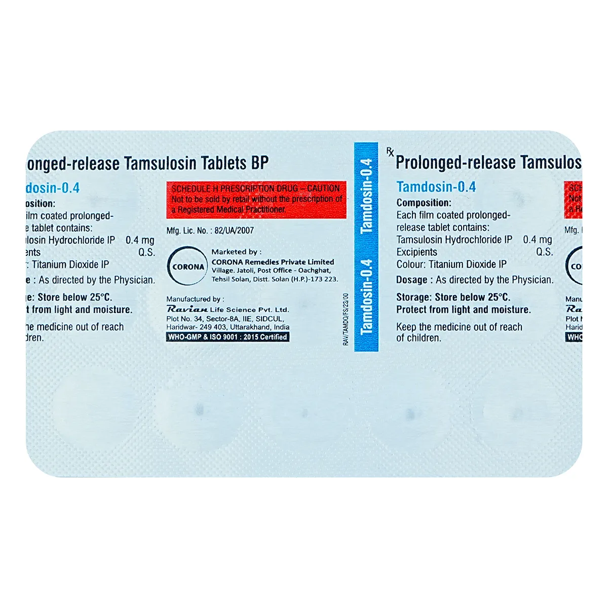 Tamdosin 0.4 Tablet PR