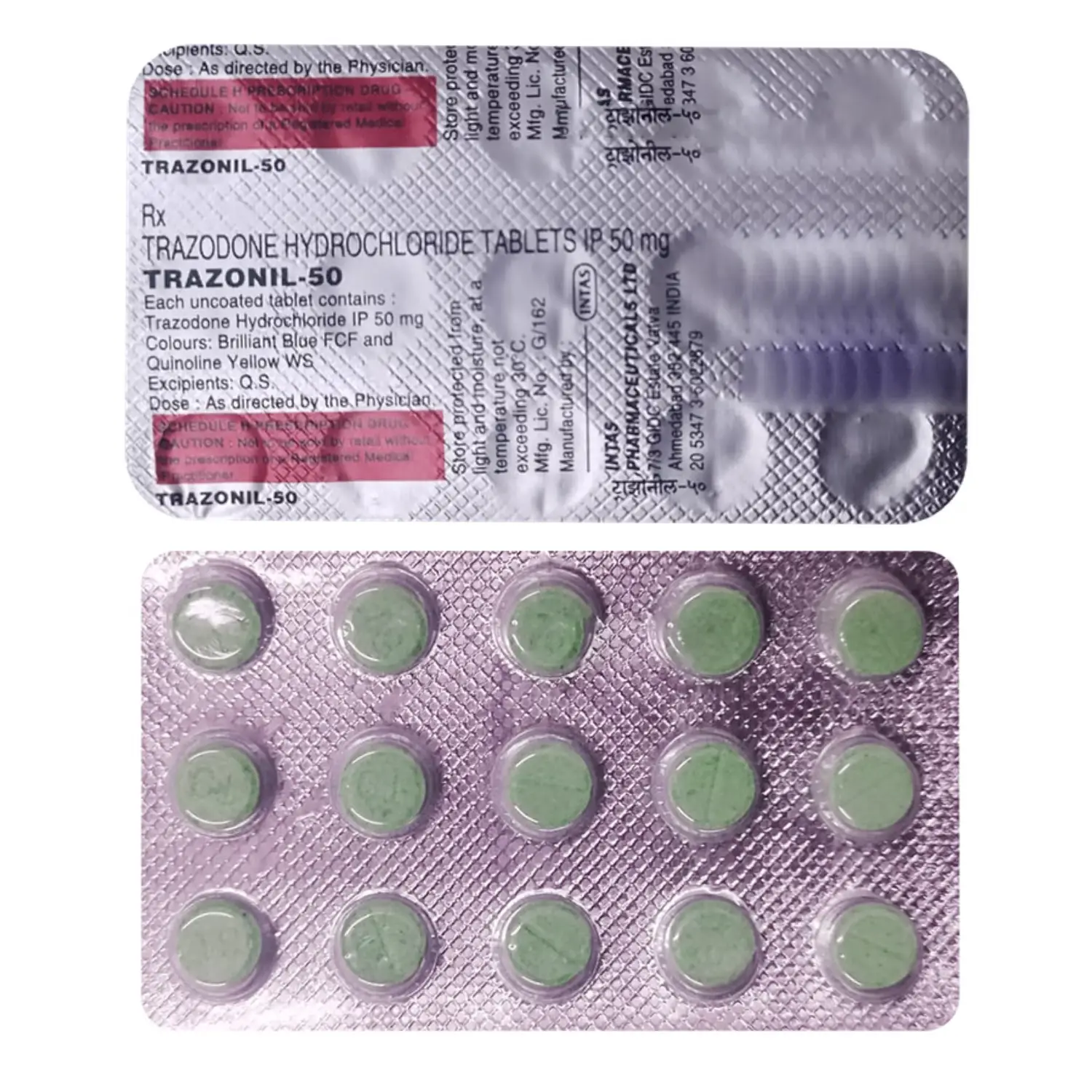 Trazonil 50 Tablet 15's