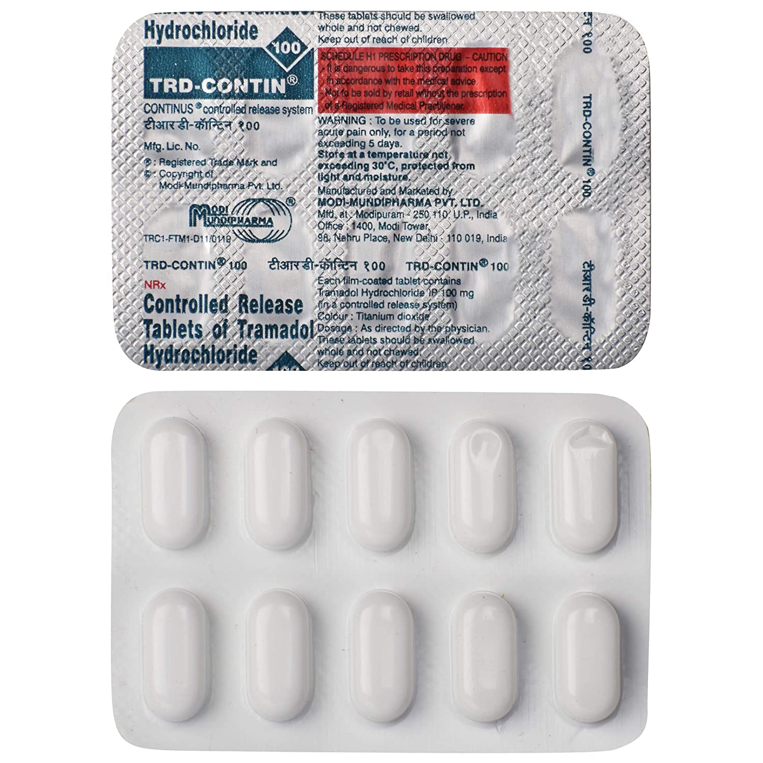 Trd Contin 100mg Tablet CR