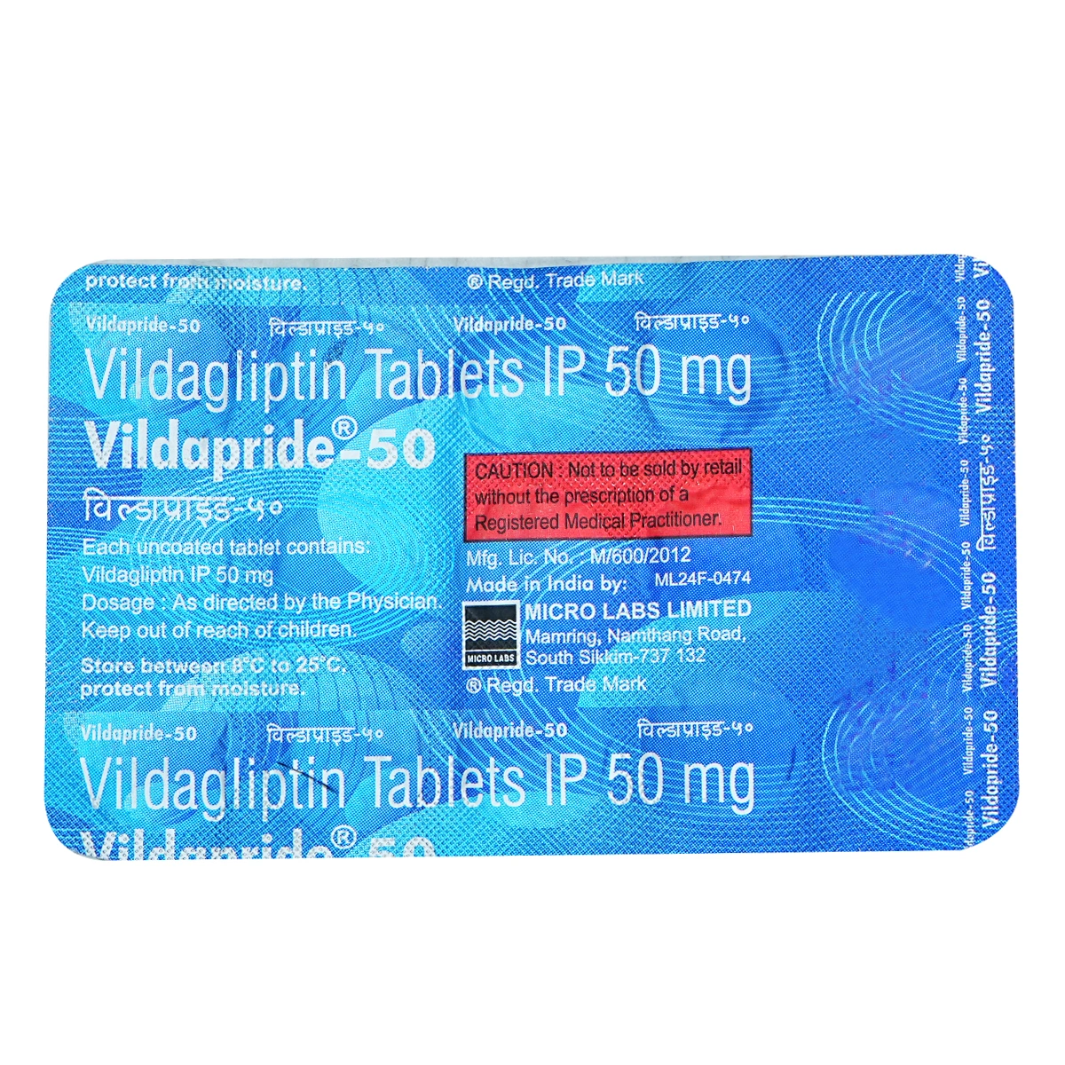 Vildapride 50 Tablet