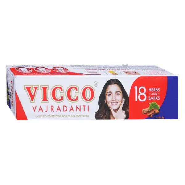 Vicco Vajradanti Ayurvedic Medicine for Gums and Teeth Regular