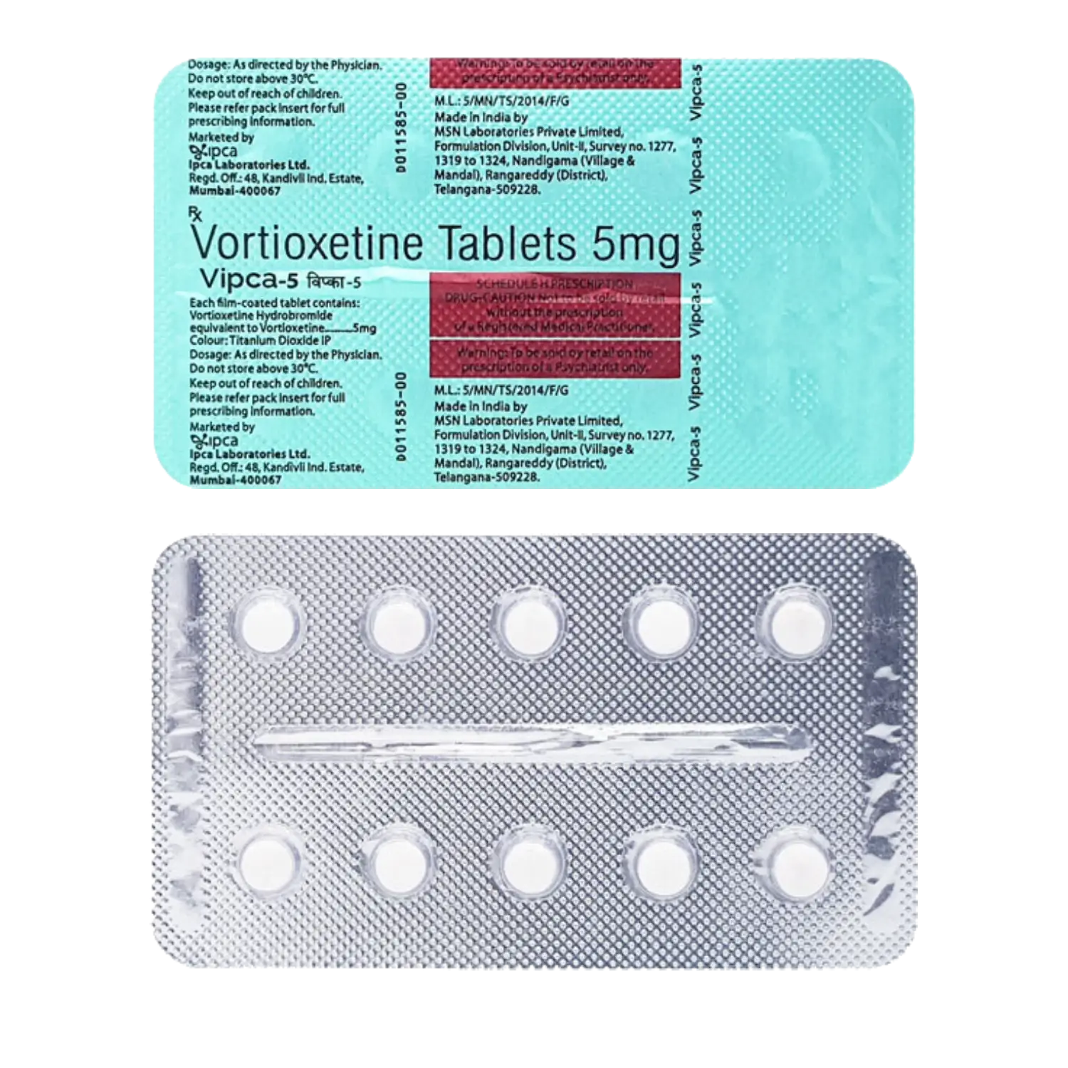 Vipca 5mg Tablet