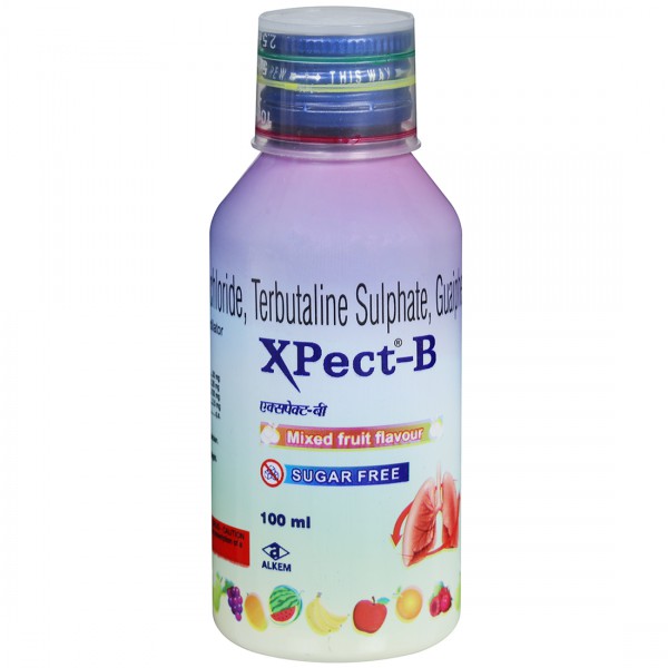 Xpect-B Expectorant Mixed Fruit Sugar Free