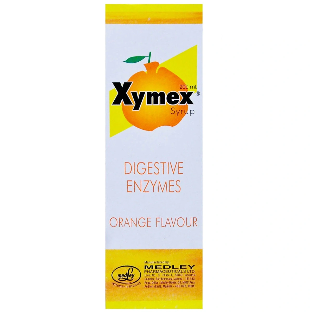 Xymex Syrup Orange