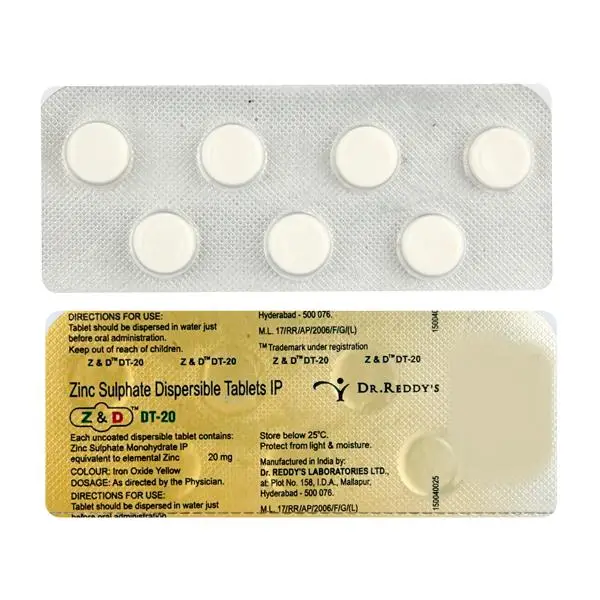 Z&D 20mg Tablet DT