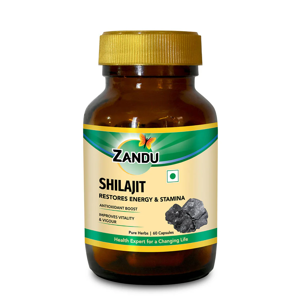 Zandu Shilajit Capsule for Energy & Stamina