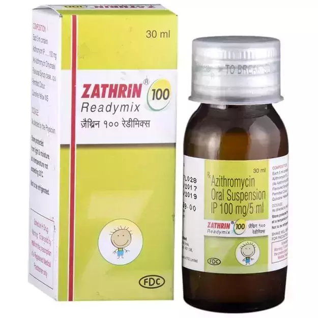 Zathrin 100 Readymix Oral Suspension