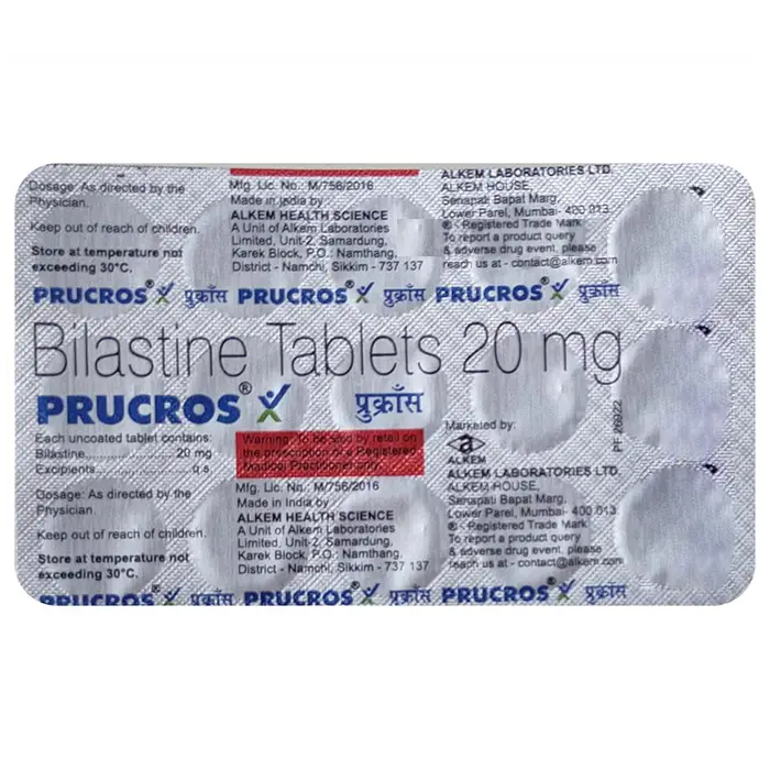 Prucros 20mg Tablet