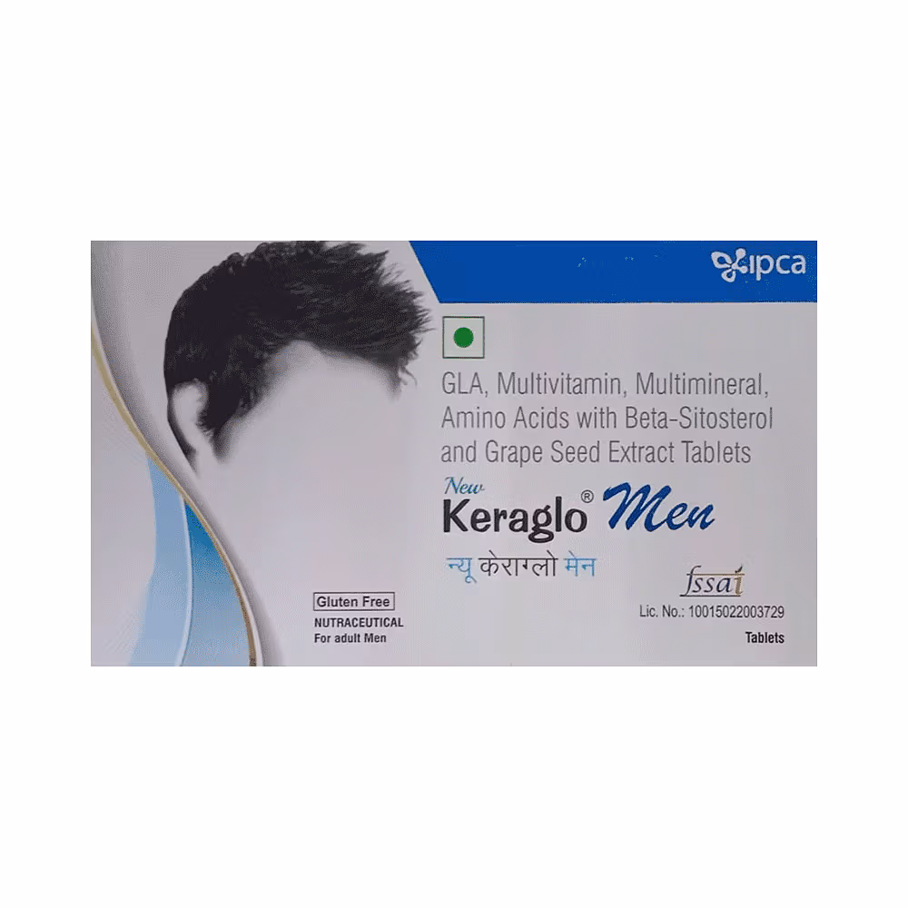 Keraglo Men Nutraceutical Gluten Free Tablet