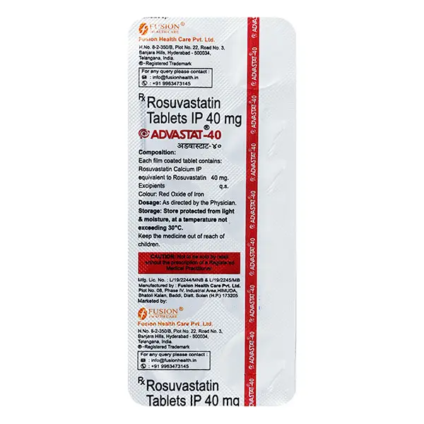 Advastat 40mg Tablet