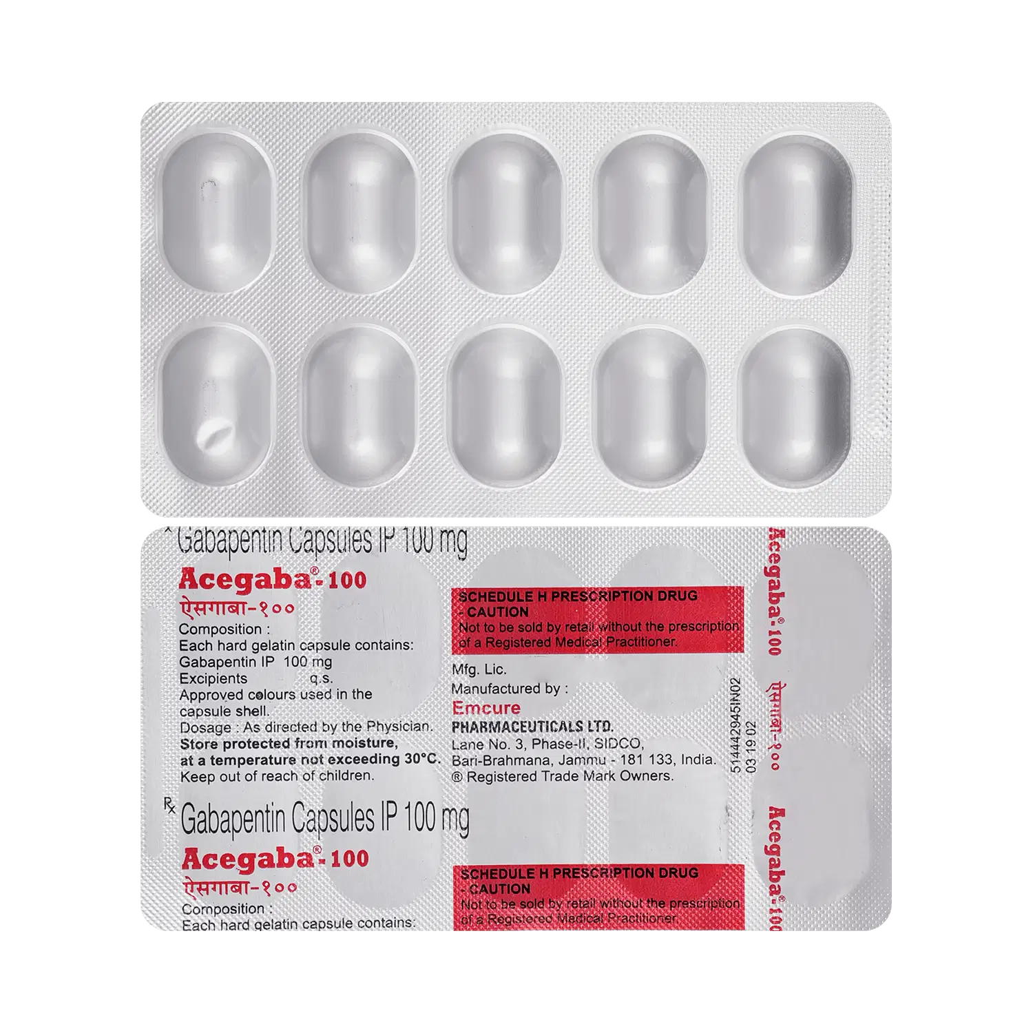 Acegaba 100 Capsule