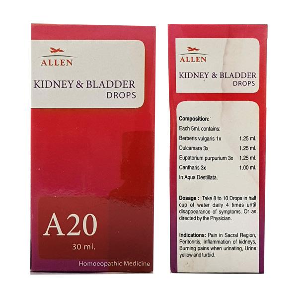 Allen A20 Kidney And Bladder Drop