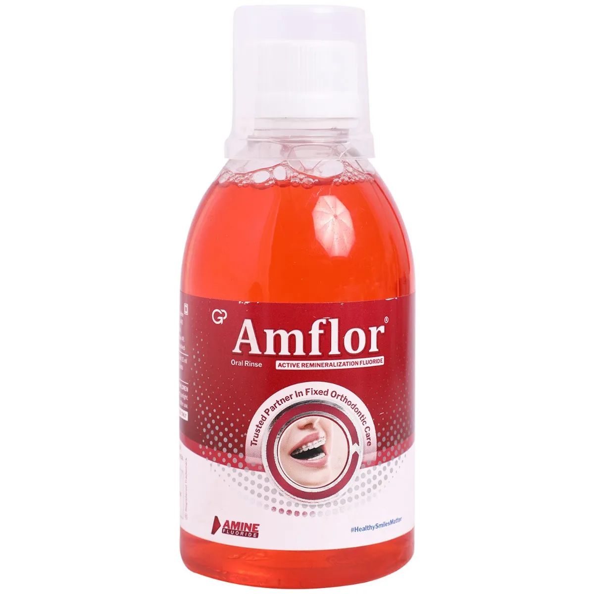 Amflor Oral Rinse with Active Remineralisation Fluoride | For Orthodontic Care