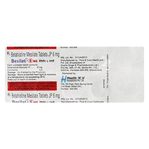 Besilet 6mg Tablet