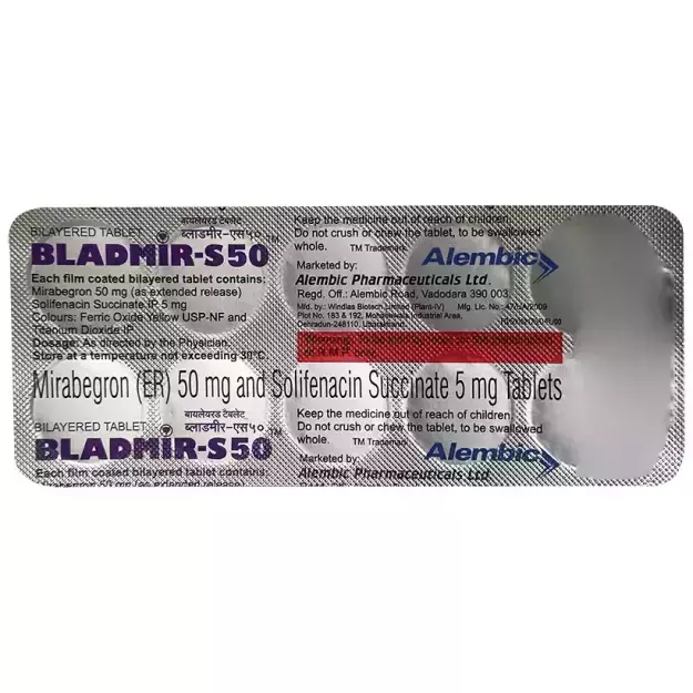 Bladmir-S 50 Tablet ER