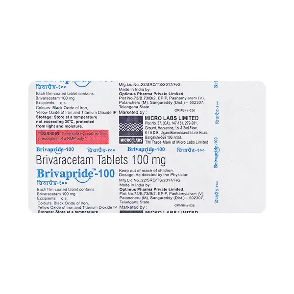 Brivapride 100mg Tablet