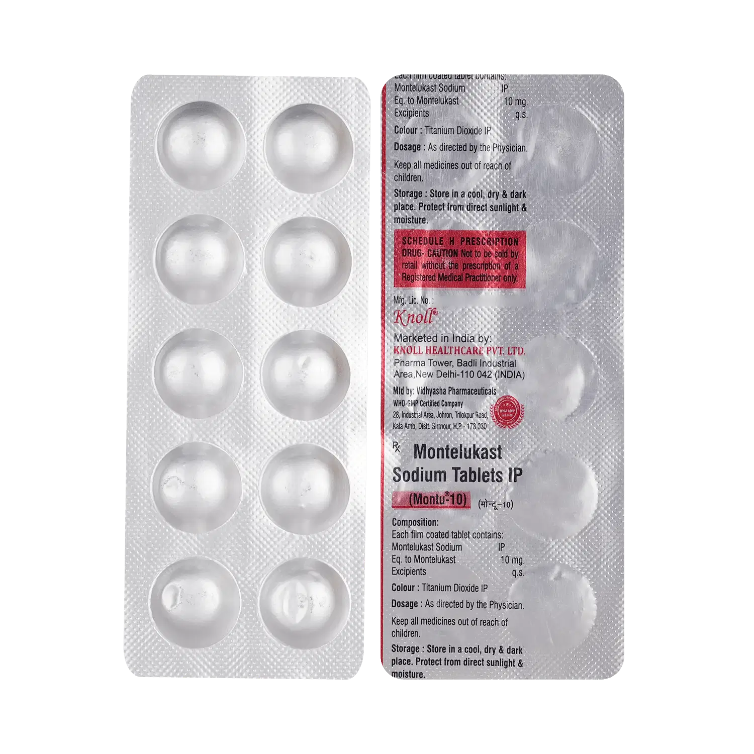 Montu 10mg Tablet