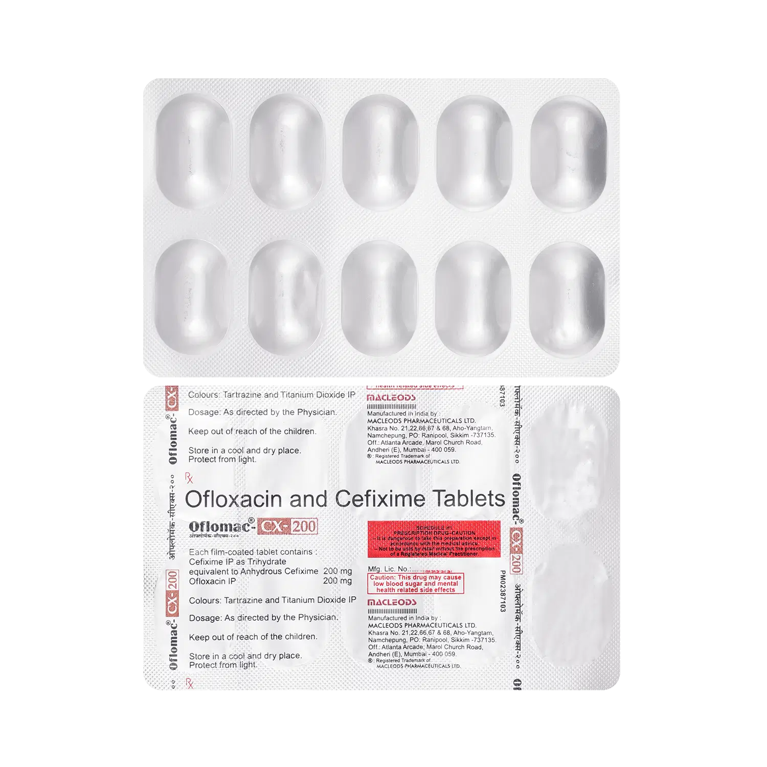 Oflomac CX 200 mg/200 mg Tablet