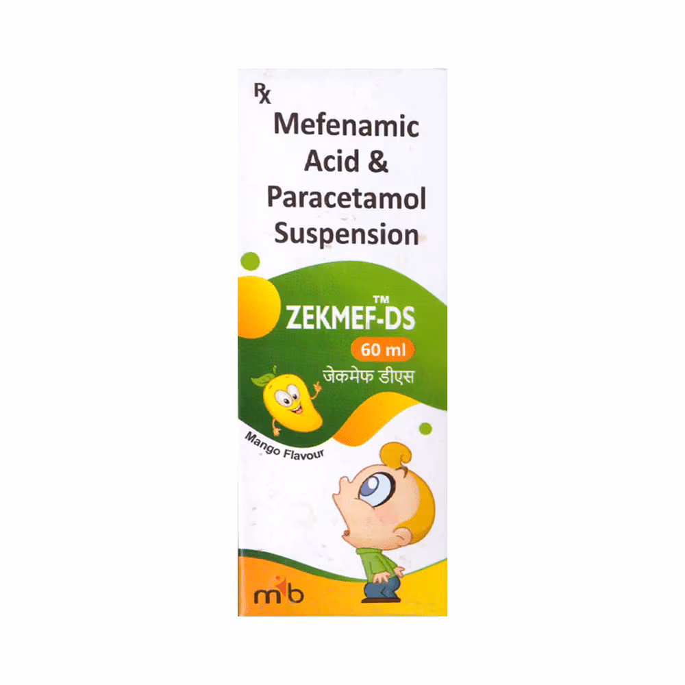 Zekmef-DS Oral Suspension Mango