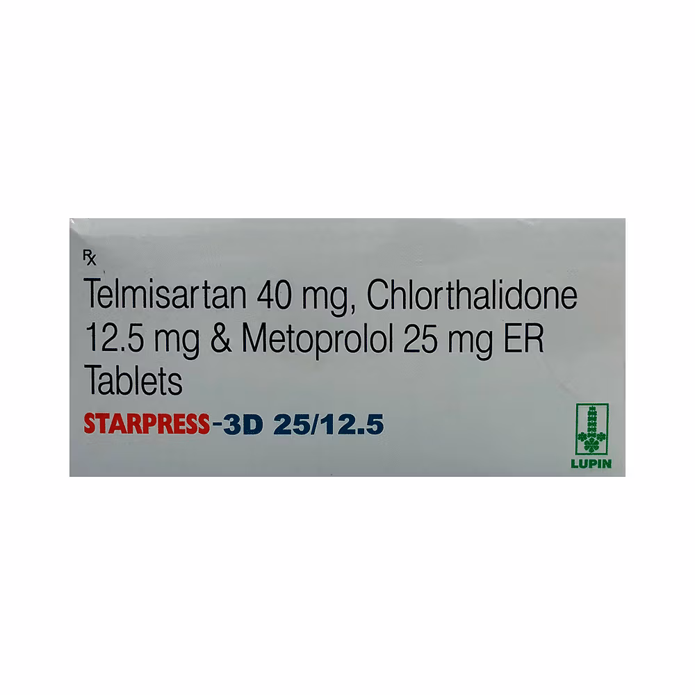 Starpress 3D 12.5mg/25mg/40mg Tablet