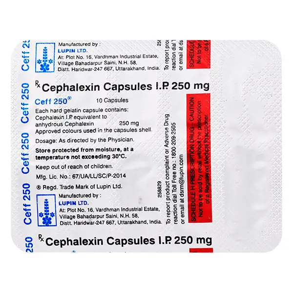 Ceff 250mg Capsule