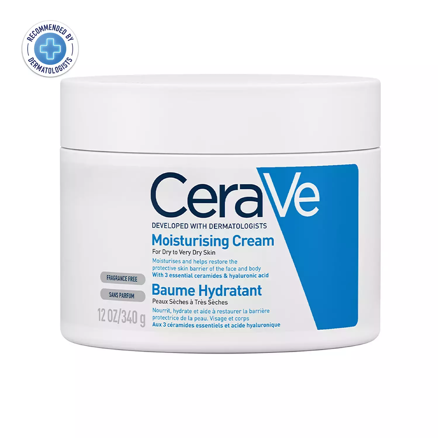 Cerave Moisturizing Cream For Dry To Very Dry Skin - 340gm