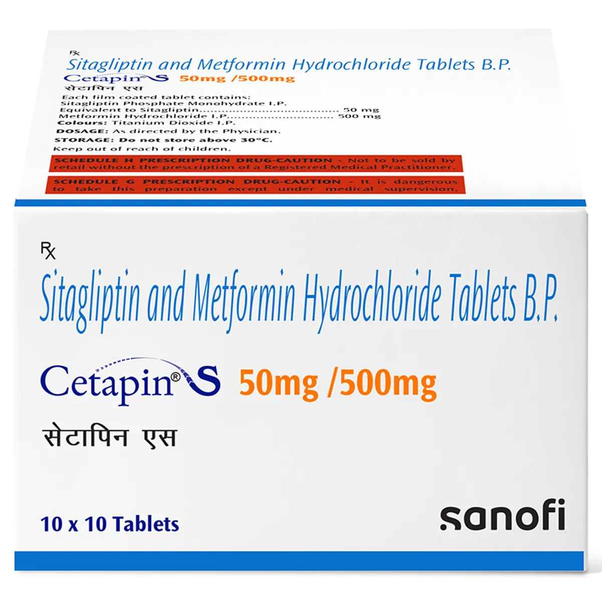 Cetapin S 50mg/500mg Tablet