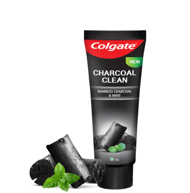 Colgate Charcoal Clean Toothpaste with Bamboo Charcoal and Wintergreen Mint