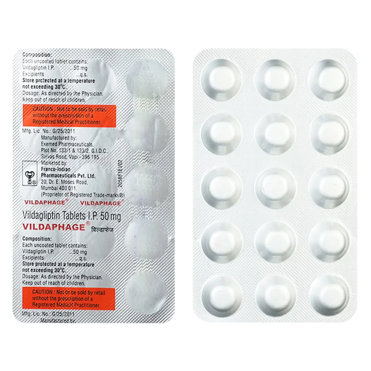 Vildaphage Tablet