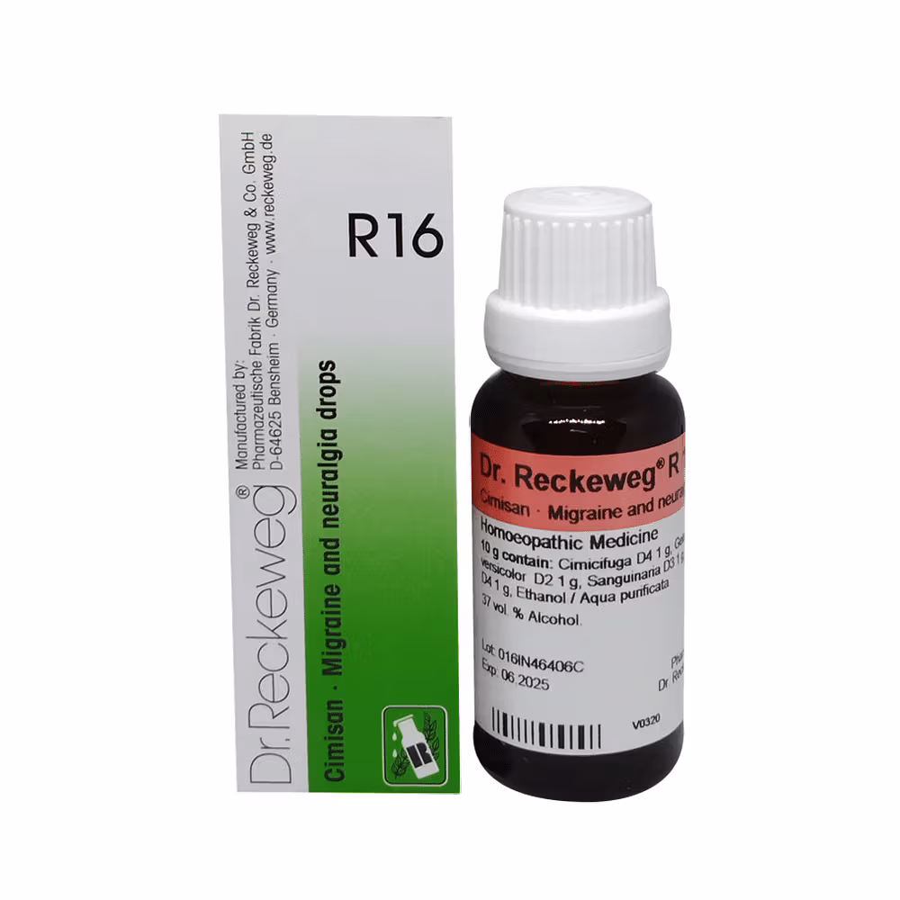 Dr. Reckeweg R16 Migraine and Neuralgia Drop