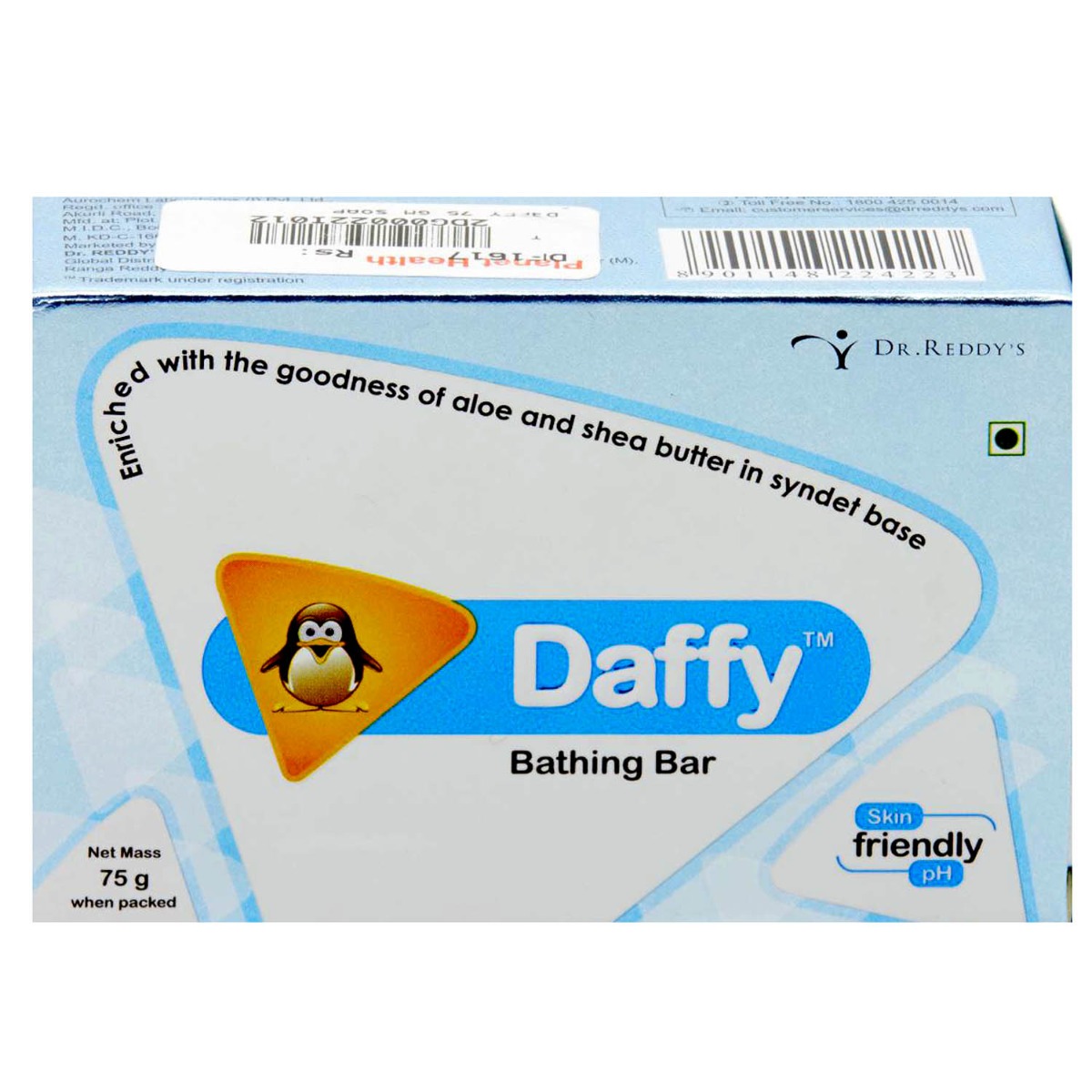 Daffy Baby Cleansing and Moisturising Syndet Bar with Aloe and Shea Butter | pH 5.5