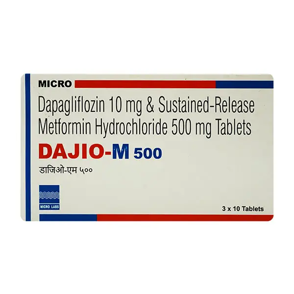 Dajio M 10mg/500mg Tablet